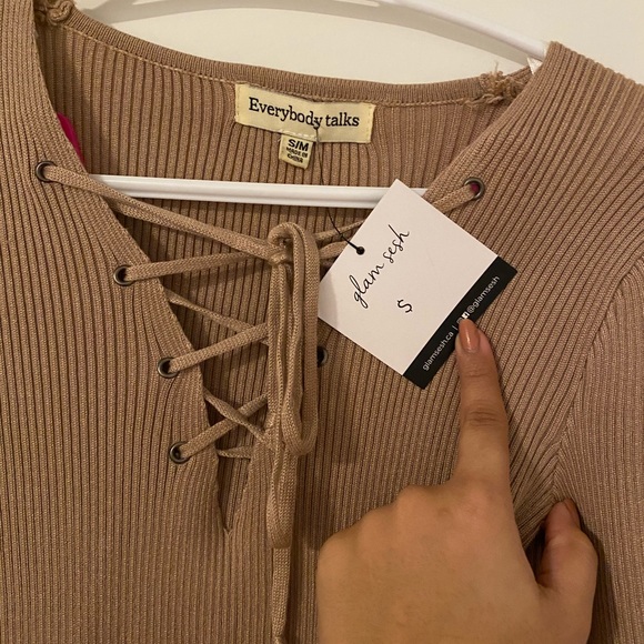 Nude bodycon dress - Picture 2 of 2